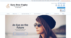 Desktop Screenshot of eyesovercopley.com