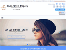 Tablet Screenshot of eyesovercopley.com